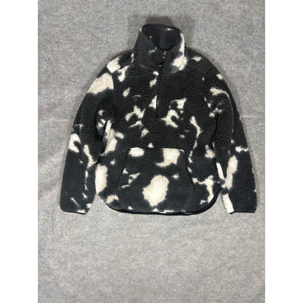 LIV Outdoor Womens Fleece Tie Dye Quarter Zip Pullover Sweatshirt Size‎ M